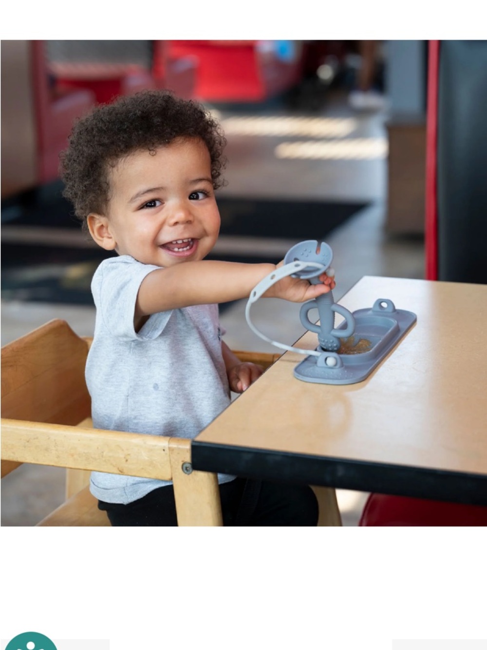 Busy Baby Mini Mat & Training Spoon - Picture 4 of 5